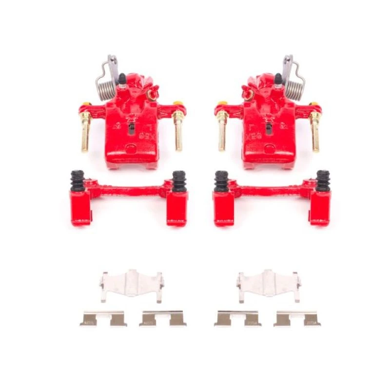 powerstop_S2000-67945d94c478f Power Stop 96-01 Infiniti I30 Rear Red Calipers w/Brackets - Pair