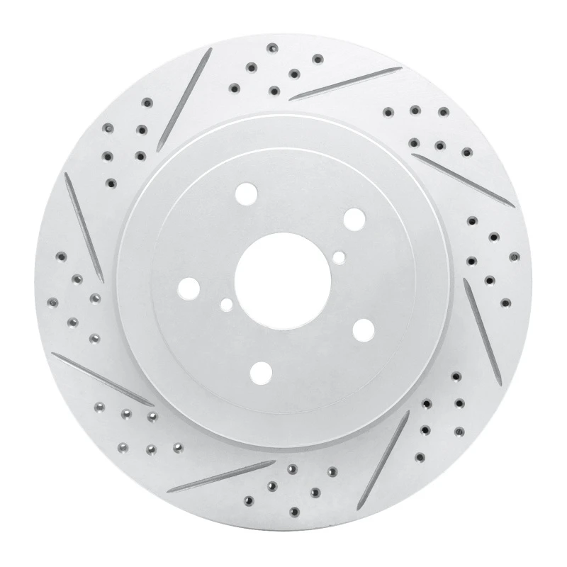 DFC 05-07 Subaru Impreza Rear Left Drilled & Slotted Geoperformance Rotor
