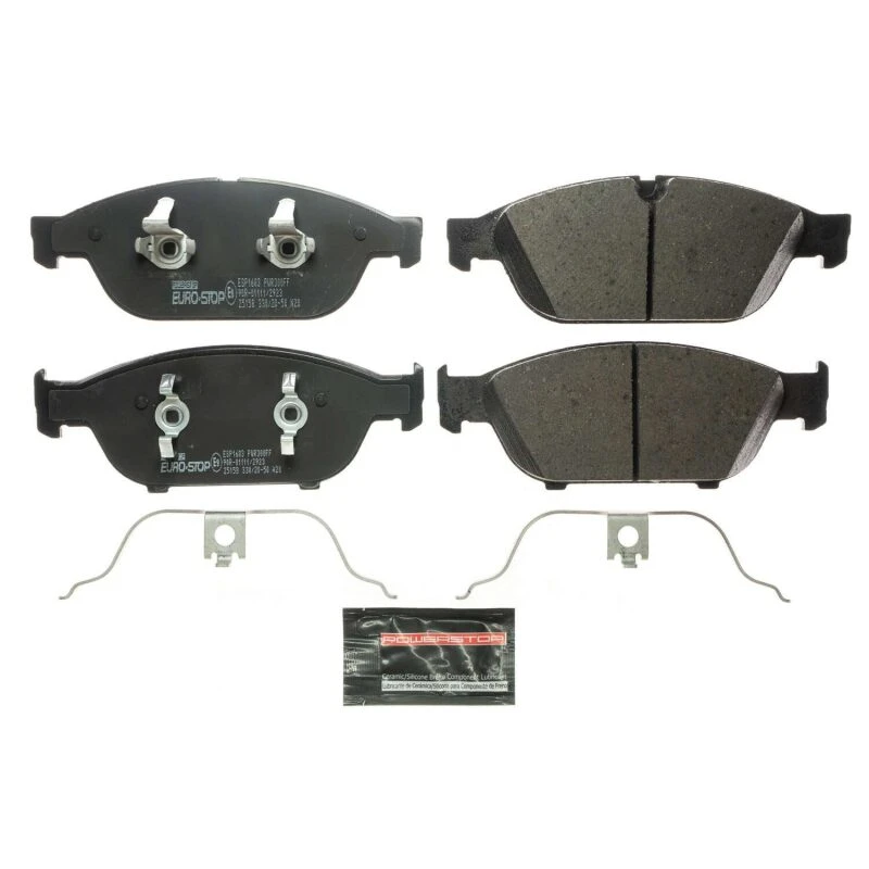 Power Stop 13-14 Audi A8 Quattro Euro-Stop ECE-R90 Front Brake Pads