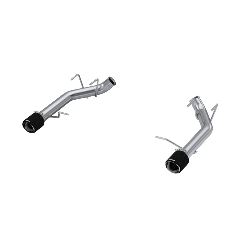 MBRP 11-14 Ford Mustang GT 5.0L T304 SS 3in Dual Axle-Back mit Carbon Fiber Tips (Rennversion)