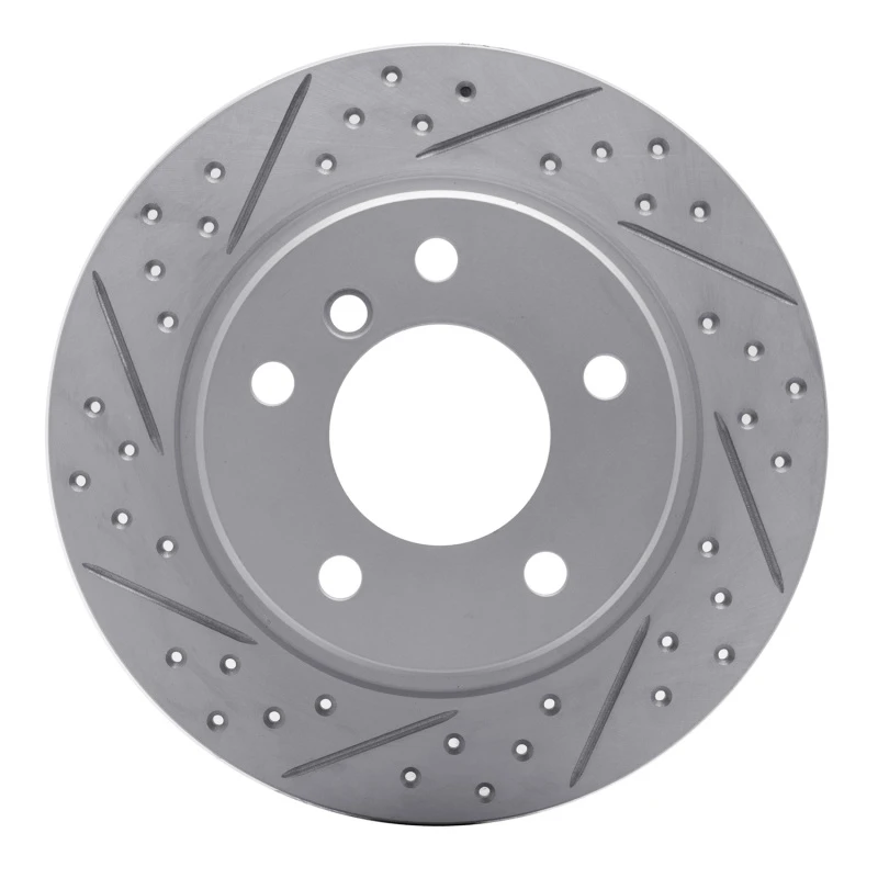 DFC 91-99 BMW 318I Rear Right Drilled & Slotted Geoperformance Rotor