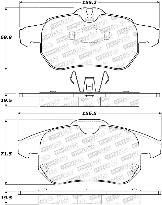 StopTech Street Brake Pads