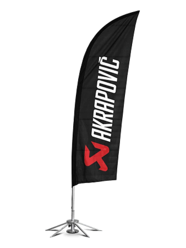 Akrapovic Self-standing flag set