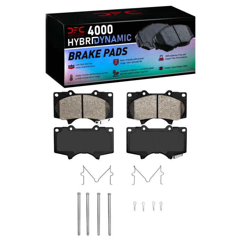 DFC 00-25 JAC Frison Front 4000 HybriDynamic Brake Pads and Hardware Kit