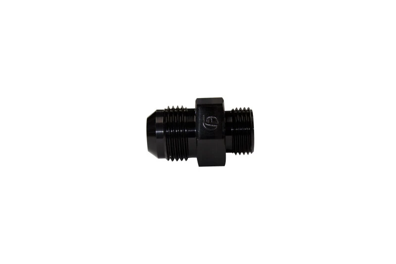 Fleece Performance Universal -10 auf 3/4 Zoll-16 Gerader Stecker Schwarz mit O-Ring