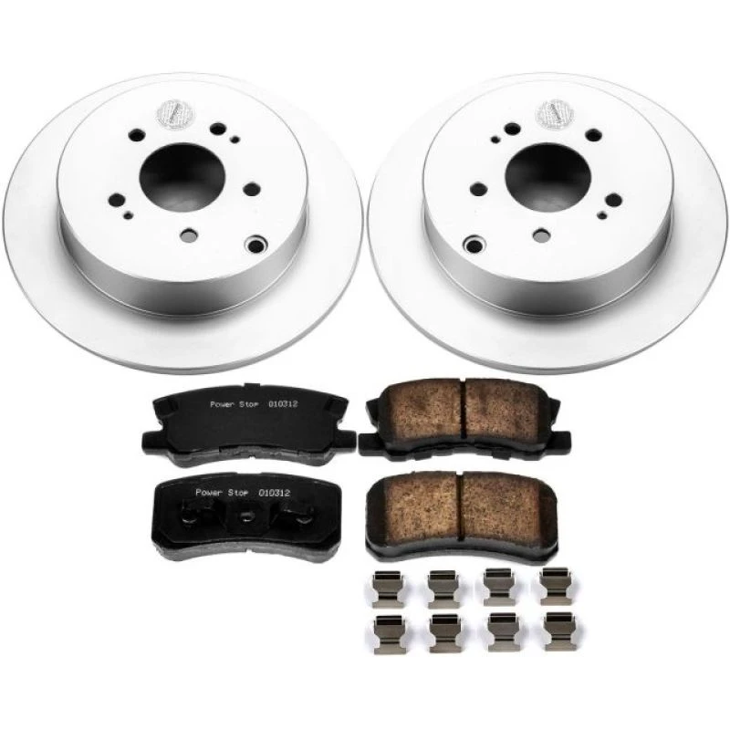 Power Stop Rear Z17 Evolution Geomet Coated Brake Kit for 04-11 Mitsubishi Endeavor