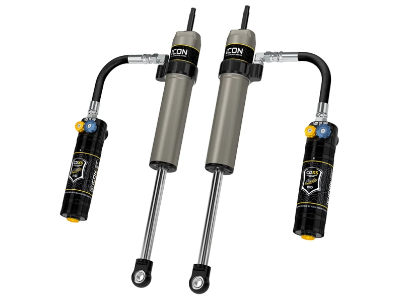 ICON 05-23 Toyota Tacoma 0-1.5in Lift Rear VS 2.5 Alum Remote Resi Shock Absorber w/ CDXS Pair