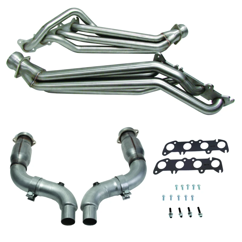 BBK 15-23 Ford Mustang GT 5.0 1-7/8 Zoll lange Rohrkrümmer (304SS) mit Hochleistungskatalysator-Mittelschacht