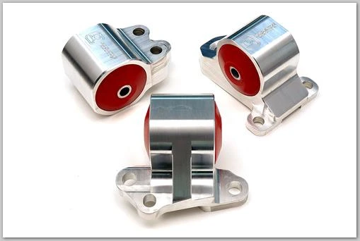 Innovative 92-95 Civic B/D Series Black Aluminum Motorhalterungen 85A Bushings (3 Bolt)