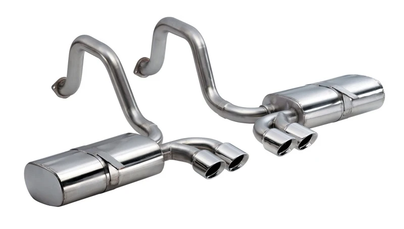 Corsa 1997-2004 Chevrolet Corvette C5 Z06 5,7L V8 Poliertes Sport-Achsen-Endschalldämpfer