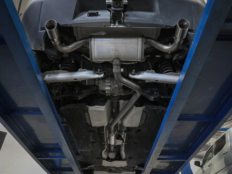 aFe Ford Bronco Sport 21-22 L3-1.5L (t)/L4-2.0L (t) Vulcan Kat-Back Abgasanlage- Carbon-Tipps