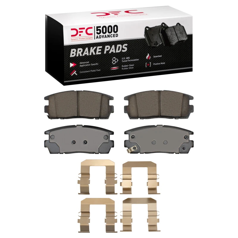 DFC 07-17 Chevrolet Equinox Rear 5000 Advanced Ceramic Brake Pads and Hardware Kit