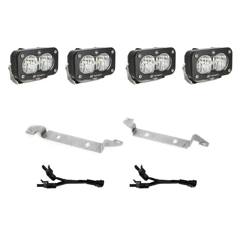 Baja Designs 2025 Toyota 4Runner S2 Sport Fog Pocket Light Kit - Clear