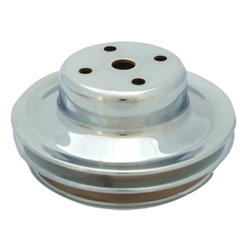 spectre_4498-6794a8c17752e Spectre BB Chevy (w/Long Water Pump) Double Upper Groove Crankshaft Pulley - Chrome