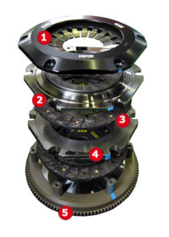 HKS LA Clutch Twin for Toyota Supra JZA80 2JZ-GTE