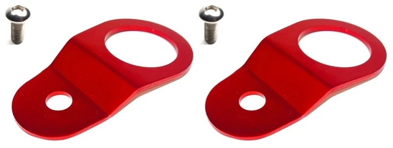 Torque Solution Radiator Mount Combo (Rot) für Mitsubishi Evolution 7/8/9