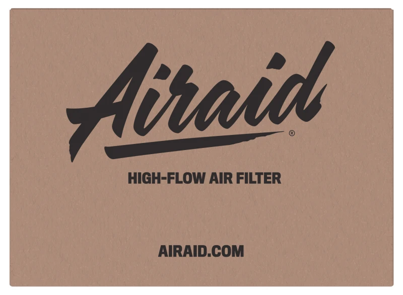 Airaid Universal Air Filter - Cone 6in FLG x 10-3/4x7-3/4in B x 7-1/4x4-3/in T x 9in H - Synthaflow