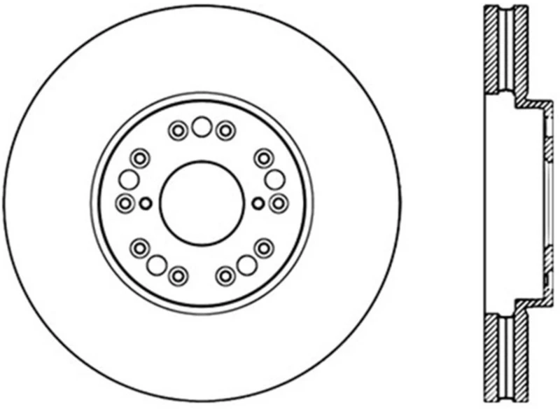 stoptech_126.44083CSL-6795048834e0d StopTech Power Slot 93-05 Lexus GS Series / 00-05 IS300 / 93-94 LS Front Left Cryo Slotted Rotor