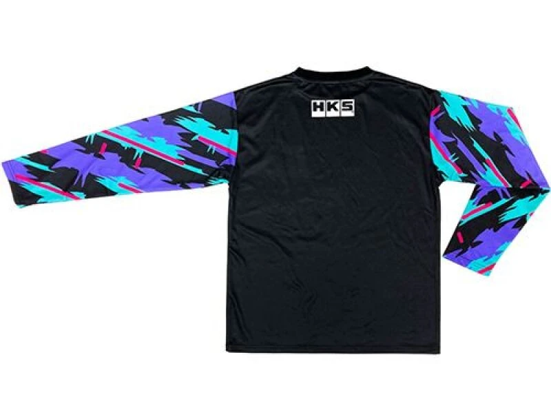 HKS Oil Color Sleeve T-Shirt/Dry M
