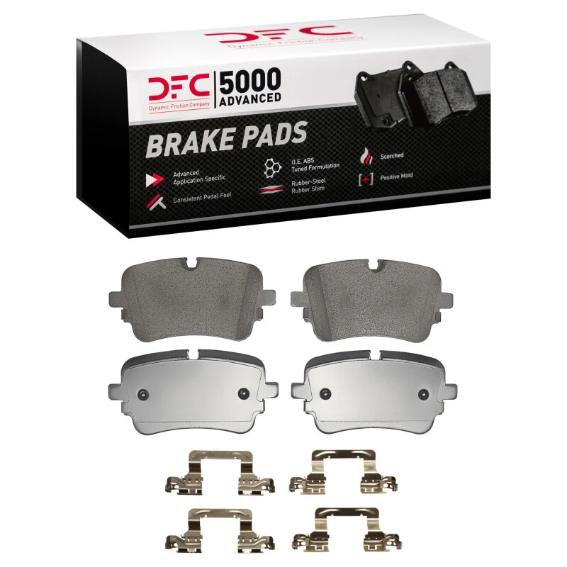 DFC 20-25 Audi S6 Rear 5000 Advanced Low Metallic Brake Pads and Hardware Kit