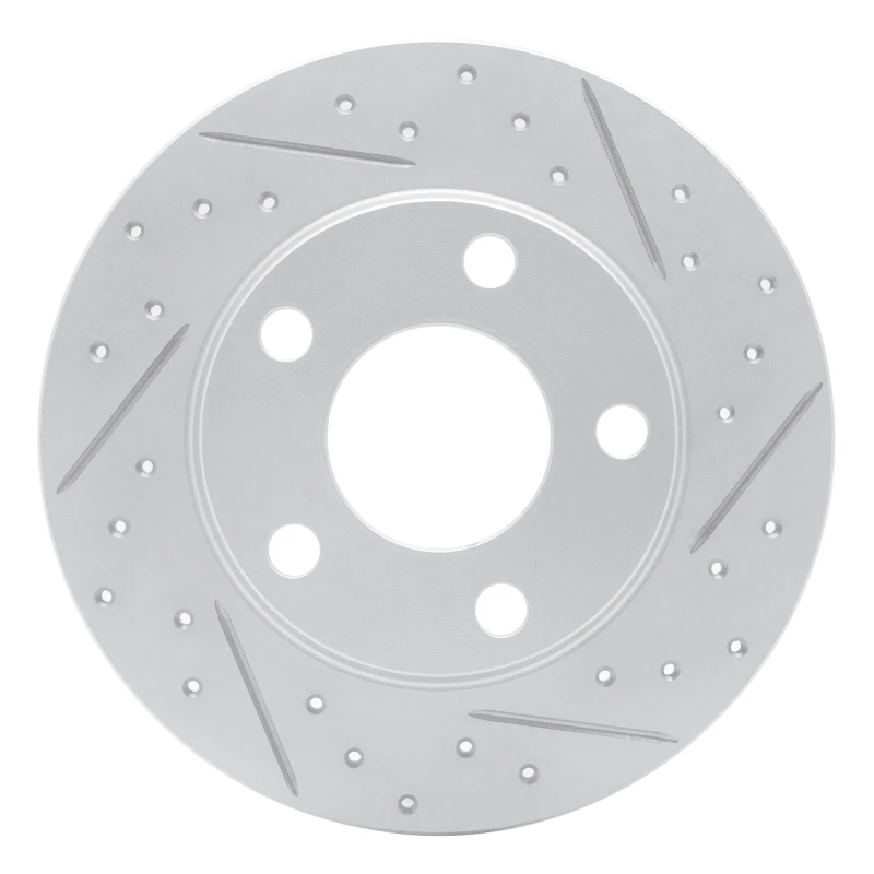 DFC 99-05 Audi A6 Quattro Rear Left Drilled & Slotted Geoperformance Rotor