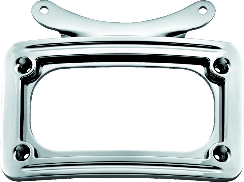 Kuryakyn Curved License Plate Frame Chrome