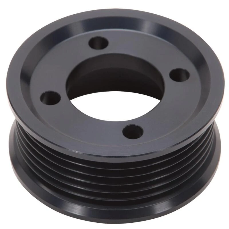 Edelbrock Pulley Supercharger Enforcer 8 Rib 3.5In Black