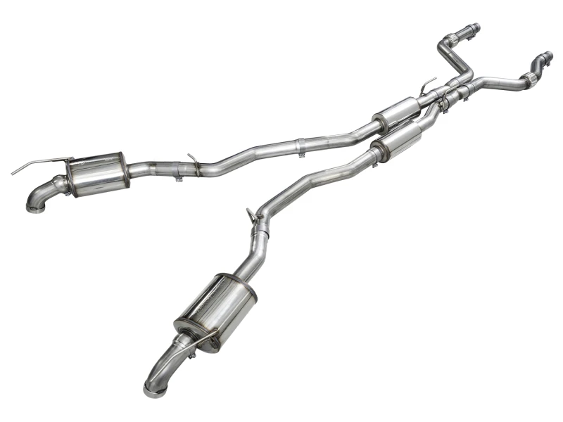 AWE Tuning 2021+ Ford Explorer Tremor 3.0TT 0FG Dual Rear Exit Exhaust w/ Bash Guard