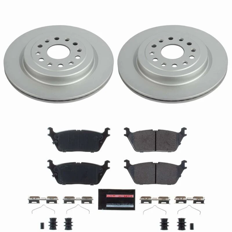 Power Stop 19-25 Ram 1500 Rear Z23 Coated Brake Kit