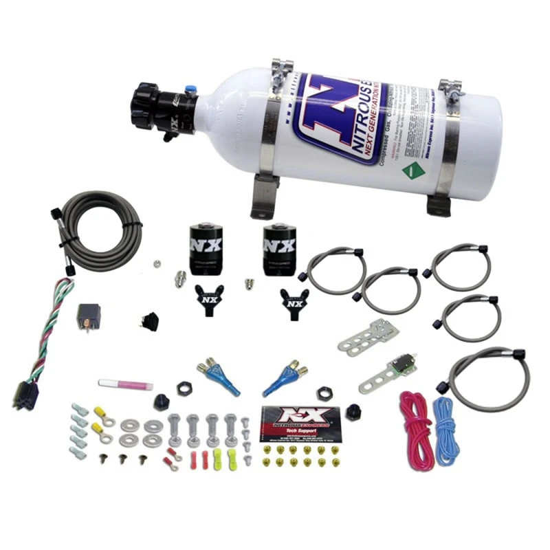 Nitrous Express 08-10 Dodge Viper EFI Dual Nozzle (100-300PS) mit 5lb Flasche