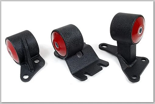 Innovative 90-93 Integra B-Series Black Steel Mounts