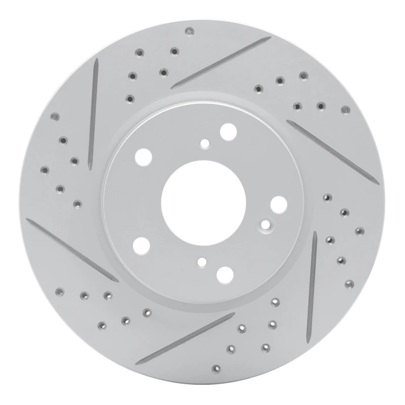 DFC 16-26 Honda Civic Hatchback Front Left Drilled & Slotted Geoperformance Rotor