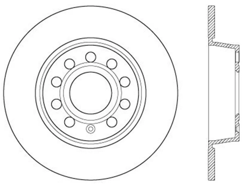 stoptech_127.33131CR-6794e494cde2a StopTech 06-10 Audi A3/08-10 TT / 06-09 VW GTI Mk V Cryo-Stop Left Rear Slotted Rotor