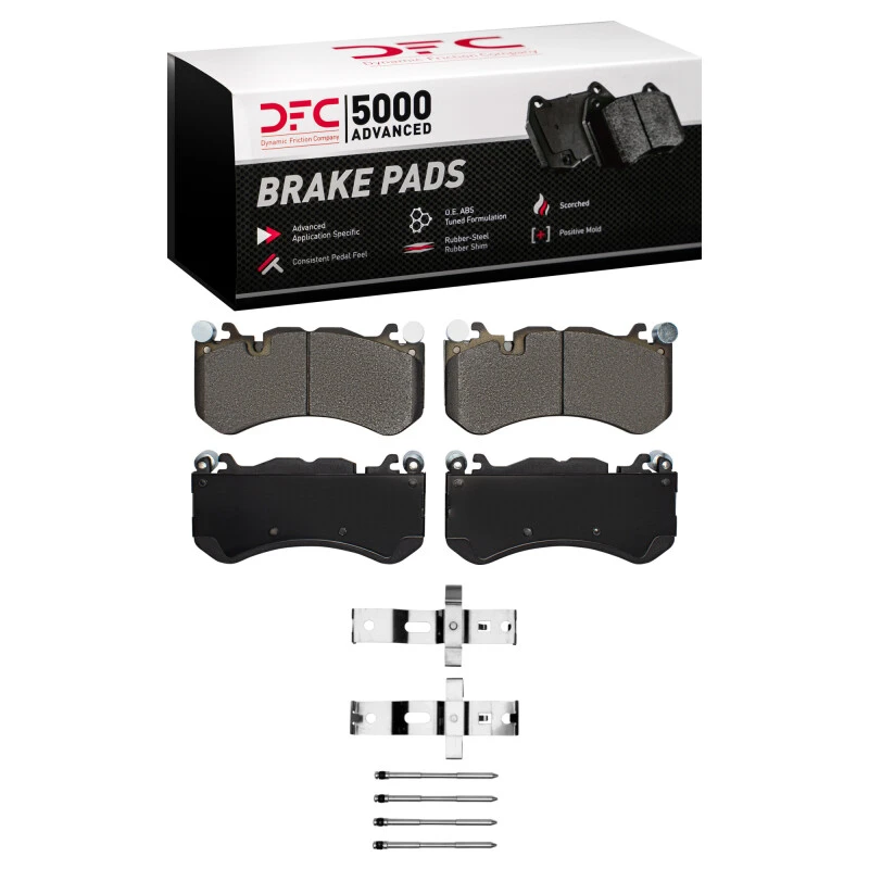 DFC 07-25 Audi RS7 Front 5000 Advanced Low Metallic Brake Pads and Hardware Kit