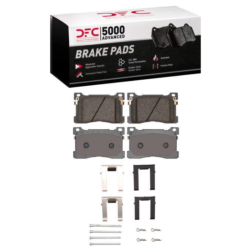 DFC 12-17 Hyundai Equus Front 5000 Advanced Ceramic Brake Pads and Hardware Kit