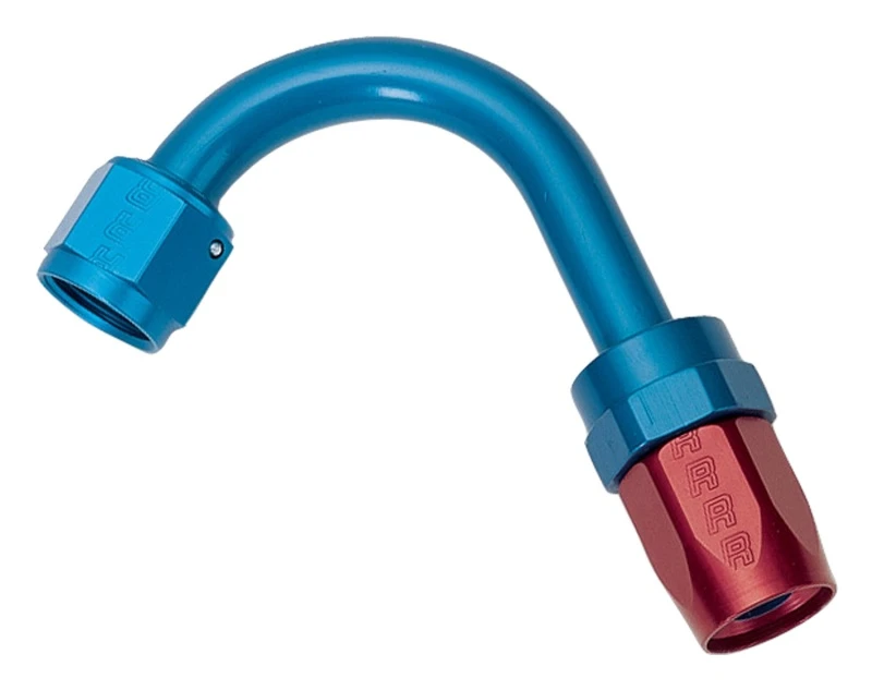 Russell Performance -12 AN Rot/Blau 120 Grad Full Flow Swivel Schlauchende (Mit 1-1/4 Zoll Radius)