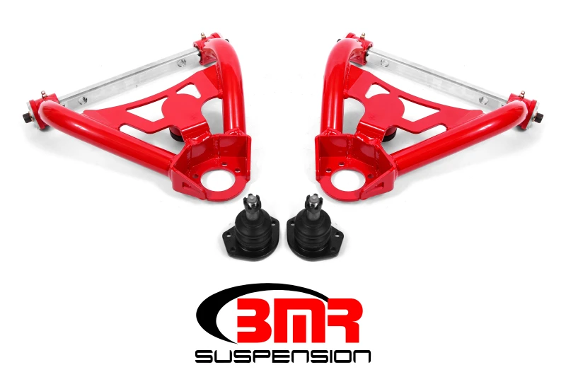 BMR 64-72 A-Body obere nicht einstellbare A-Arme mit Standard-Spindeln (Polyurethan) - Rot