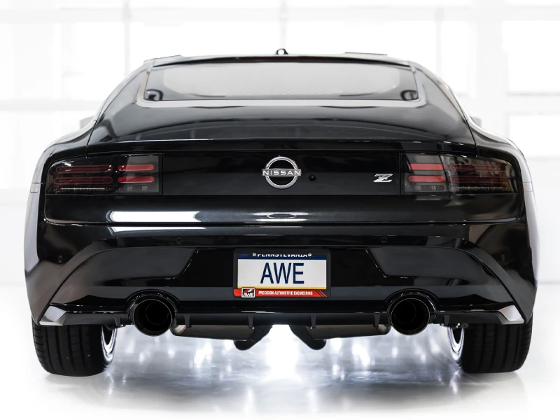 AWE 2023 Nissan Z RZ34 RWD Track Edition Catback Auspuffsystem mit Diamant-Schwarz-Tips