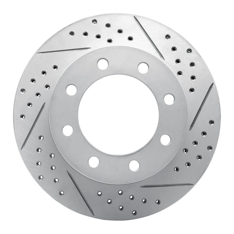 DFC 05-12 Ford F-350 Super Duty 4WD Front Right Drilled & Slotted Geoperformance Rotor