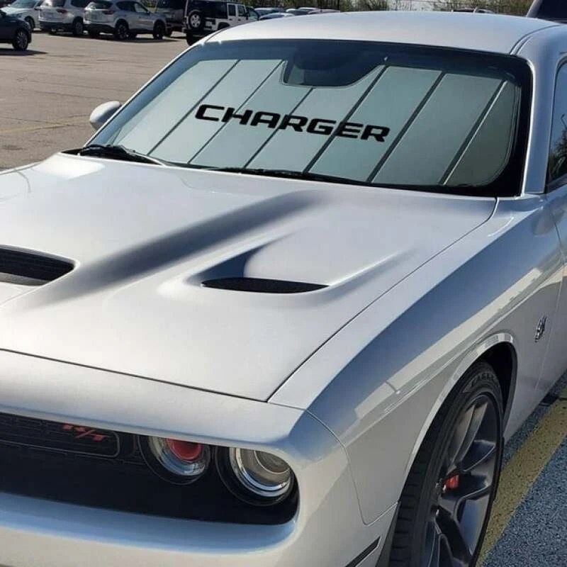 Covercraft 11-23 Charger w/o MCO UVS100 Custom Sunscreen with Dodge Charger logo