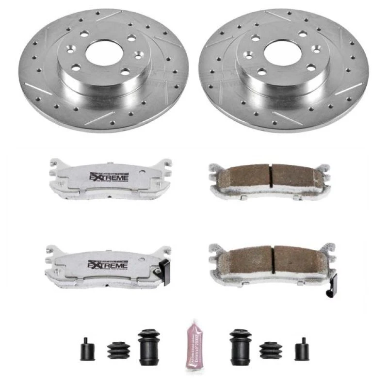 powerstop_K772-26-67945e7080655 Power Stop 97-03 Ford Escort Rear Z26 Street Warrior Brake Kit