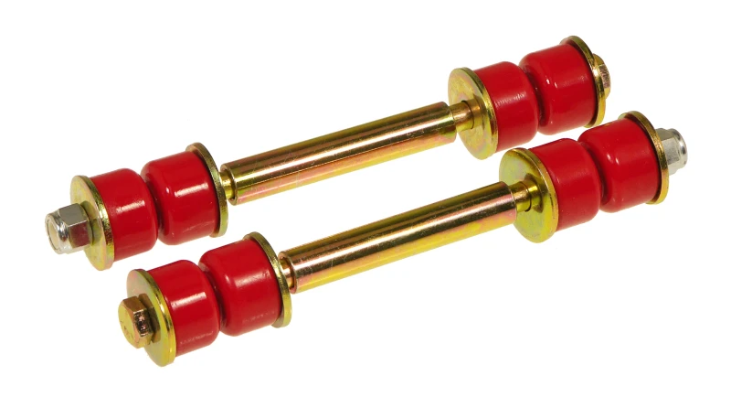 Prothane Universal End Link Set – 4 3/4 Zoll Montagelänge – Rot