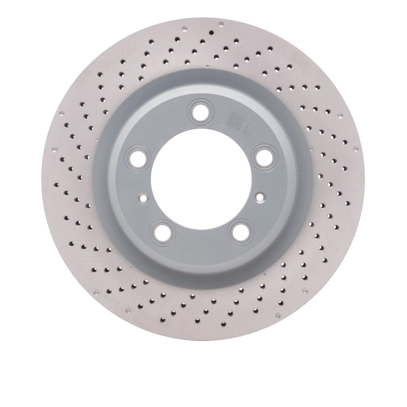 DFC 12-16 Porsche 911 Left Rear Drilled Hi-Carbon Alloy Geomet Coated Rotor