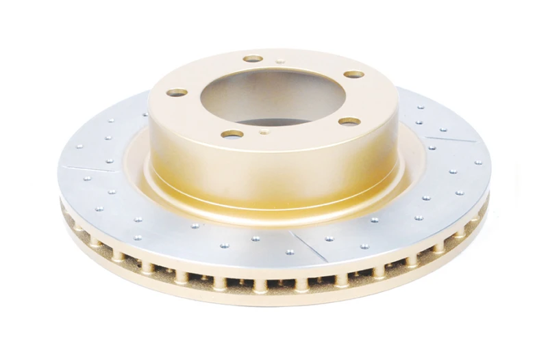DBA 09-15 Toyota Landcruiser / 10-13 Lexus GX460 Front Drilled & Slotted Street Series Rotor