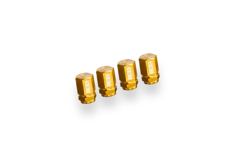 ISC Suspension Titanium Ventilkappen Set (4 Stück) - Gold