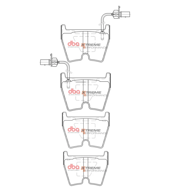 DBA 2009 Suzuki XL-7 Front XP Performance Brake Pads