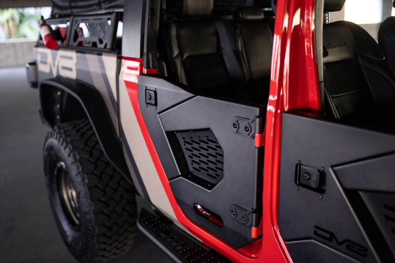 DV8 Offroad Spec Series Half Doors - Rear Set für 2018-2022 Jeep Wrangler JL & Gladiator JT