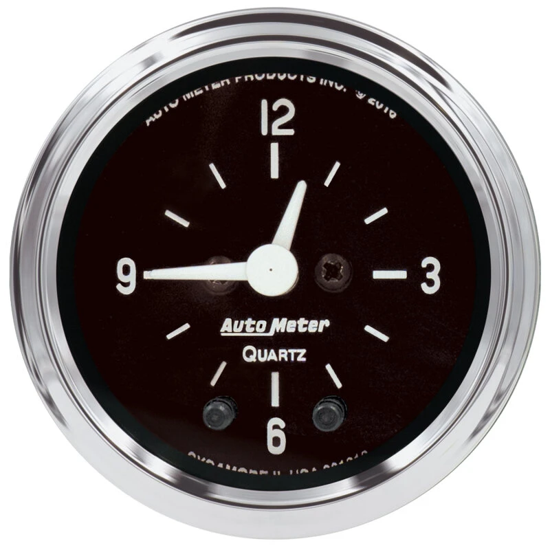 Autometer Cobra 2 1/16in 12HR Analog Clock Gauge