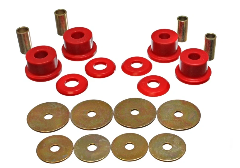 Energy Suspension Rote Subrahmenbuchsen-Set für 90-94 Mitsubishi Eclipse AWD