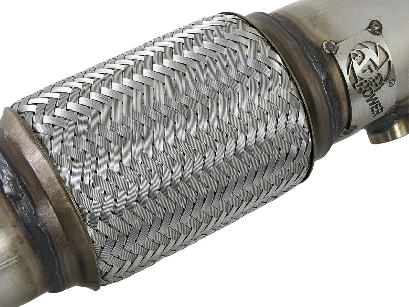 aFe Power Twisted Steel SS304 Downpipe 2,5 Zoll mit Kat 17-18 Hyundai Elantra L4-1,6L (t)